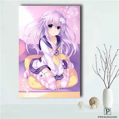 Изготовленный На Заказ choujigen-игра-Нептун (2) Печатный постер ткань стены искусства