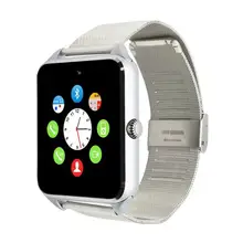 Smart watch gt08 plus uhr sync notifier unterstützung sim karte bt v4.0 konnektivität für ios android phone anti-verlorene smartwatch legierung