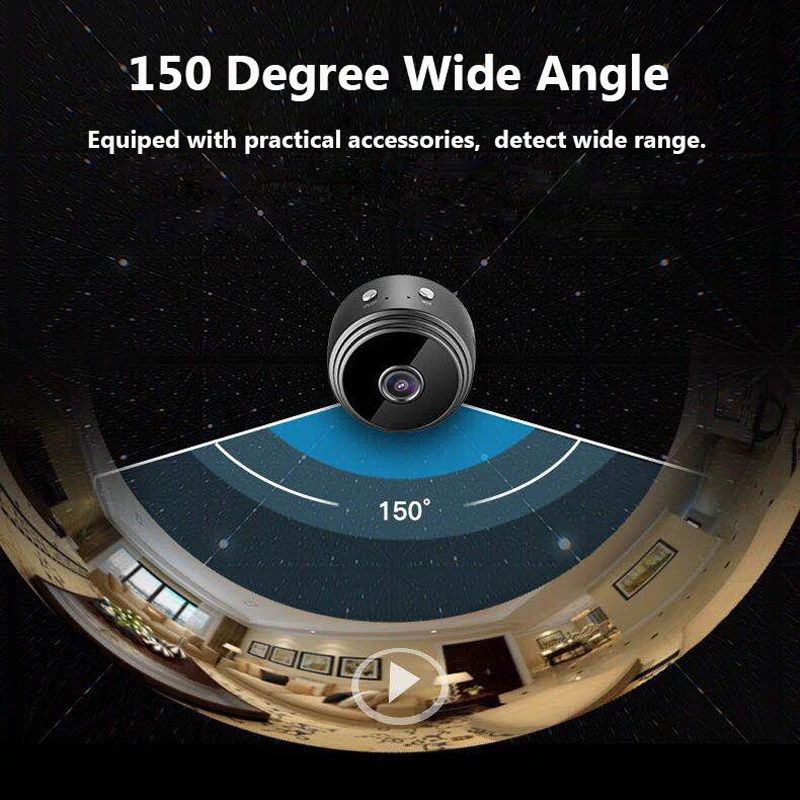 HD1080p A9 wifi ip мини камера Маленькая беспроводная домашняя детская ночного видения