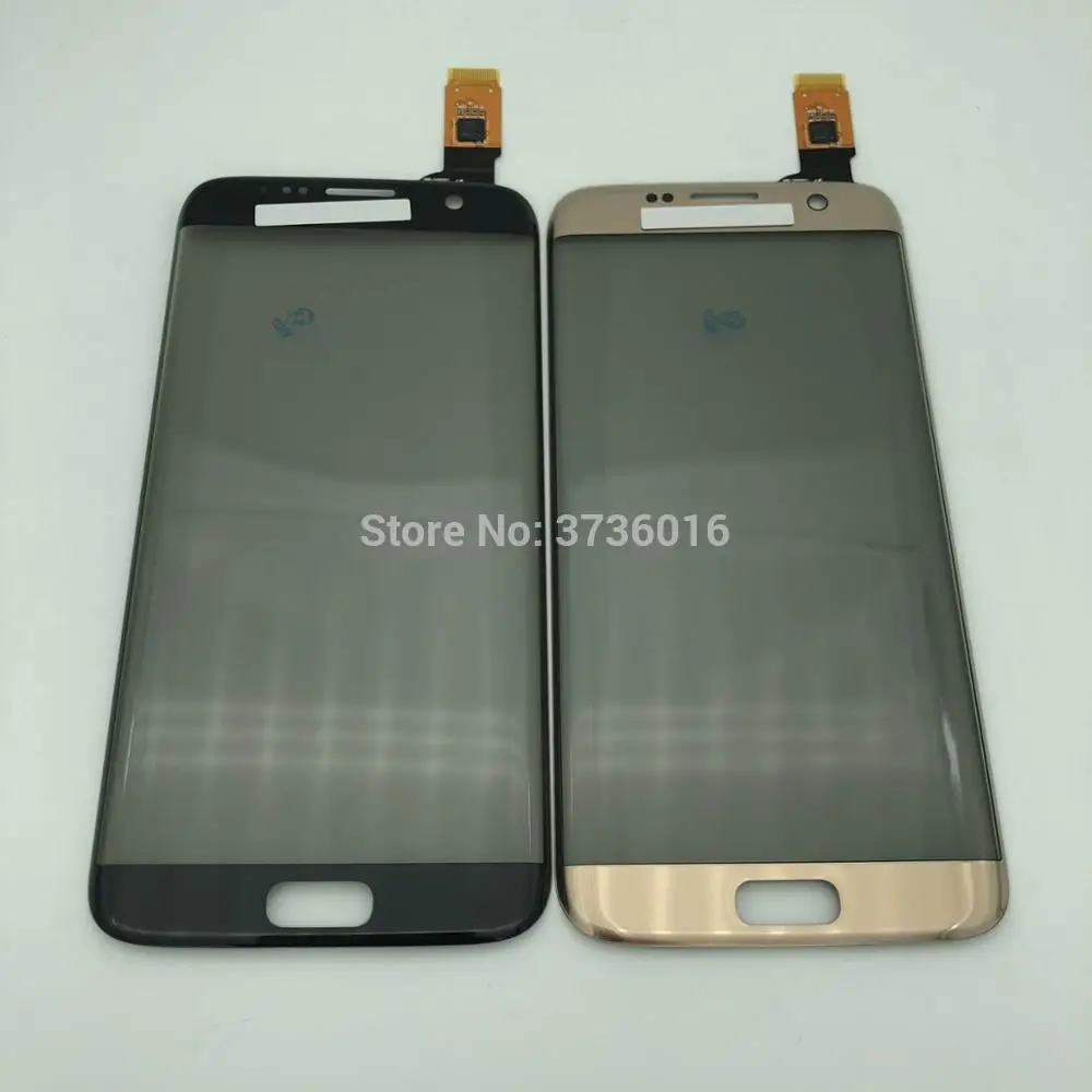 Glass with Touch Panel Screen Digitizer For samsung S7 edge Front Glass Sensor with Polarizer Replace Parts For phone LCD repair