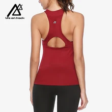 Жизнь на треке Activewear Бег тренировки одежда рубашки без рукавов для йоги жилет резервуар для белья Топы Футболка для женщин