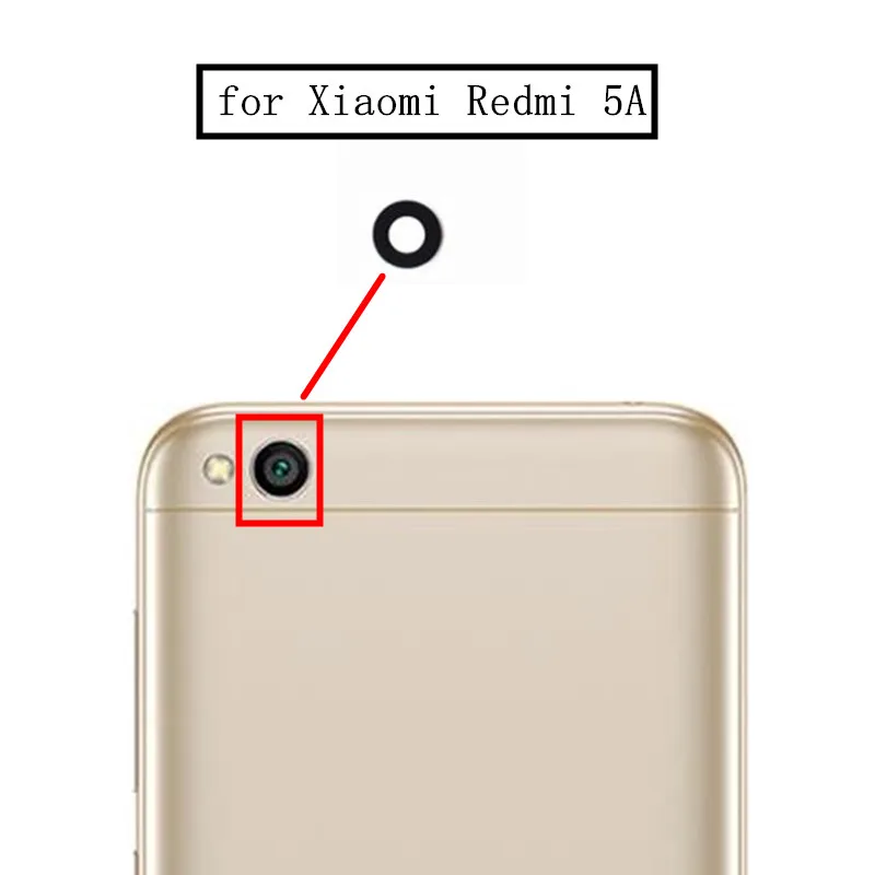 2 шт. стеклянные линзы для задней камеры Xiaomi Redmi 5A | Мобильные телефоны и