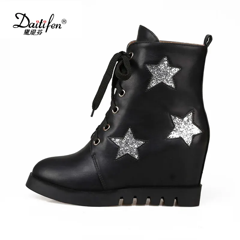 comfortable platform booties