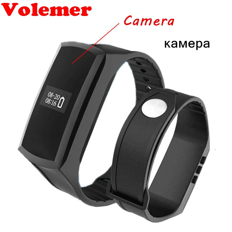 

K88 Smart Band with HD 1080P Mini Camera Camcorder Pedometer Smart Wristband Small Camera Voice Video Recording Bracelet Watch