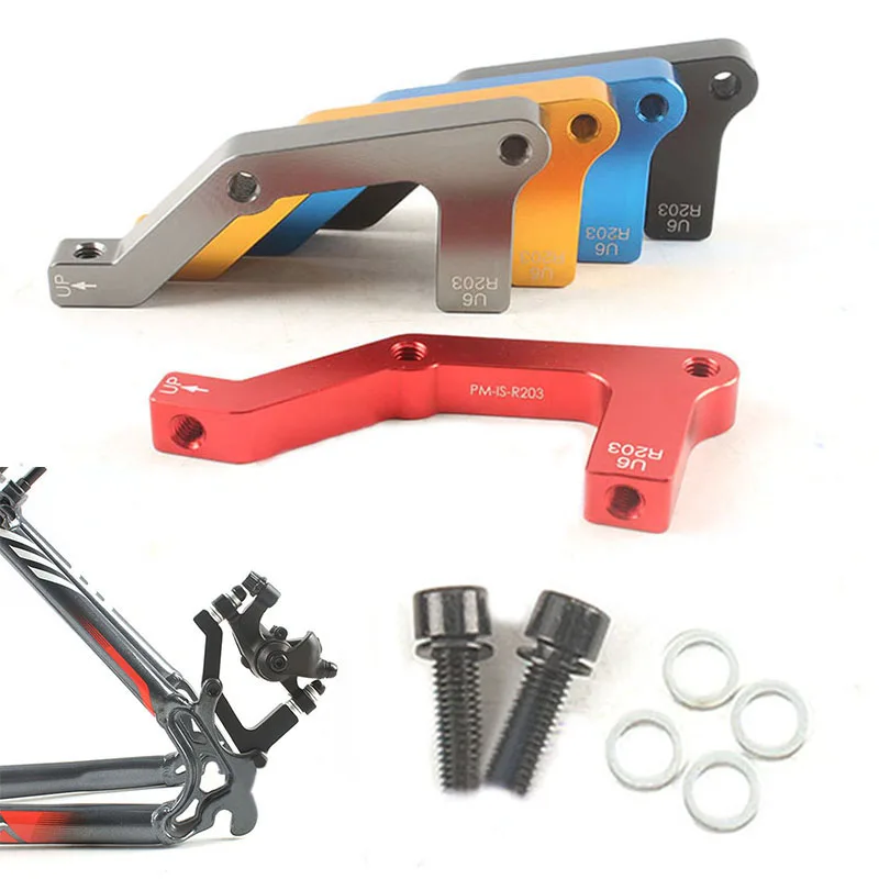 Aluminium Alloy  Bike Disc Brake Adaptor 8 Inch MTB Bike Disc Brake Rotor Mount For Rear Post Caliper to IS 203mm Adaptor New