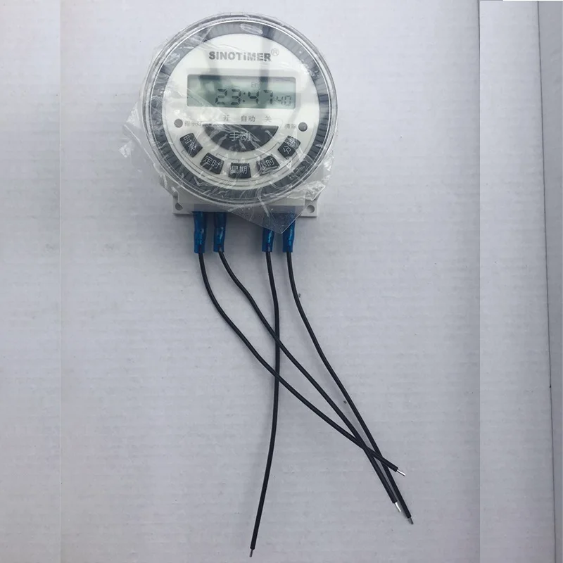 1NO + 1NC вольтовый свободный выход 16A реле времени 120V 110V 7 дней программируемый