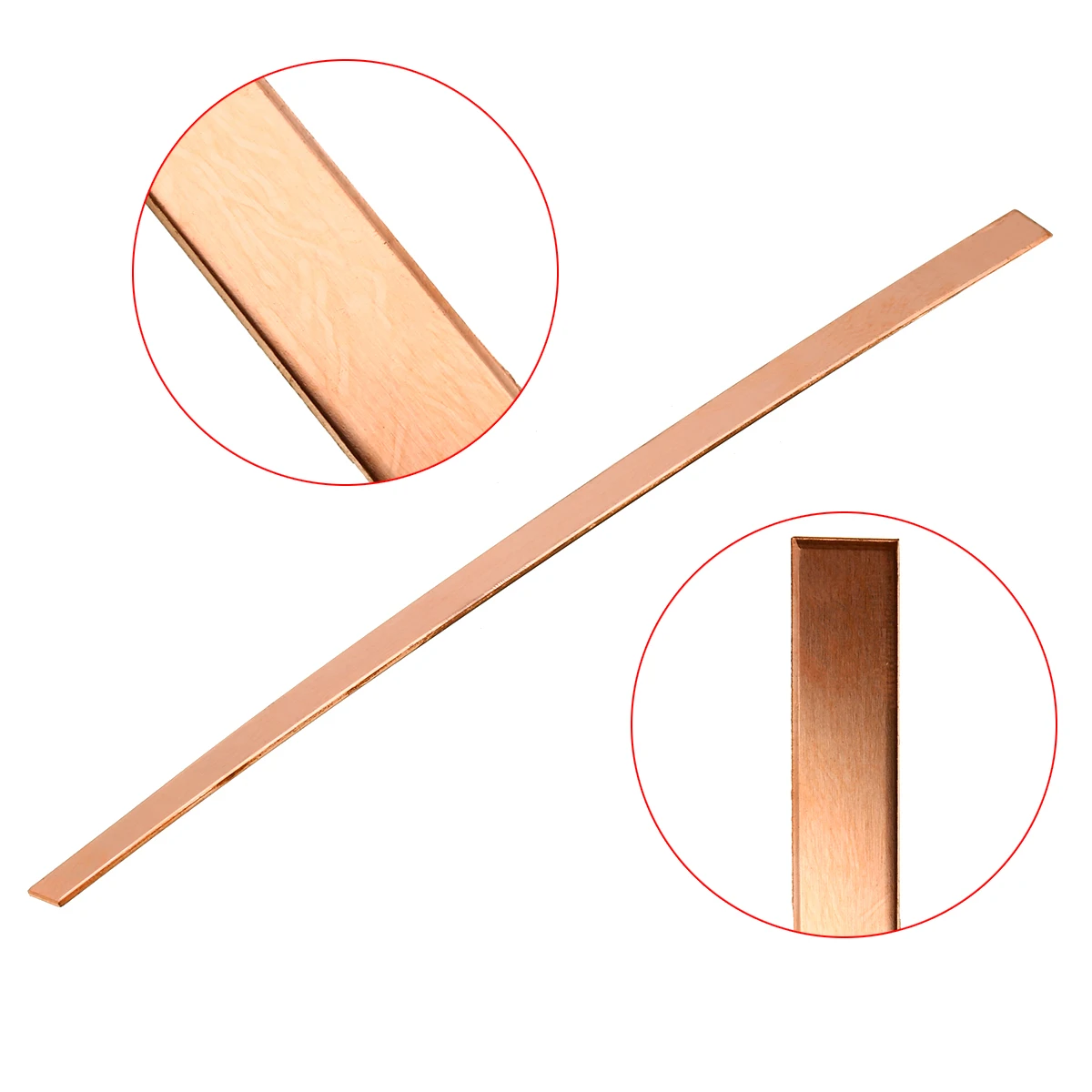 1pc 99% Pure Copper Strip T2 Cu Copper Sheet Metal Plate 1.5mm Thickness DIY CNC PCB Kit Laminate Circuit Board