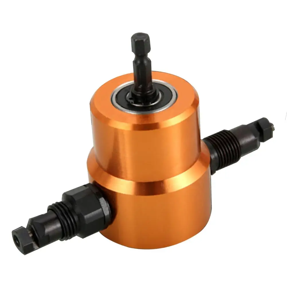 

360 Degree Cutter Head Double Metal Sheet Cutter Double Headed Sheet Metal Nibbler