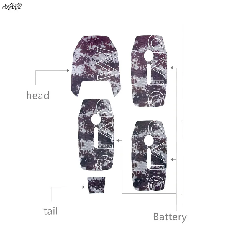 Drone Body & 3 Pcs Battery Sticker Skin Decoration For RC DJI Mavic pro Drone Accessories    1 (1)