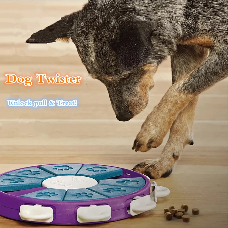 Собака Твистер игра Щенок разблокировка Pull & Treat игрушка для домашней собаки
