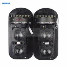 DIYSECUR Проводная 100 м сигнализация двухлучевой фотоэлектрический, инфракрасный светодиодный детектор Темпер сигнализация выход