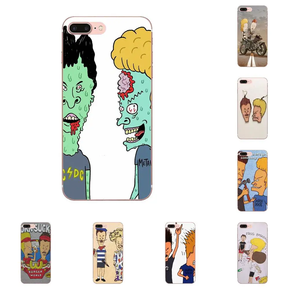 

Beavis And Butthead Soft Print Phone Cover Case For Samsung Galaxy Note 5 8 9 S3 S4 S5 S6 S7 S8 S9 S10 mini Edge Plus Lite