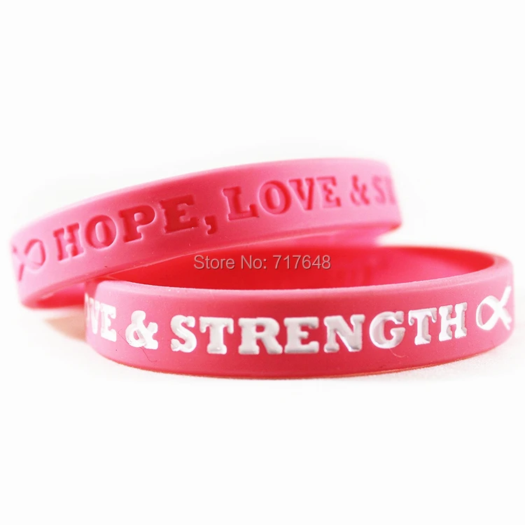 Buy 300PCS Cancer Awareness HOPE, LOVE & STRENGTH