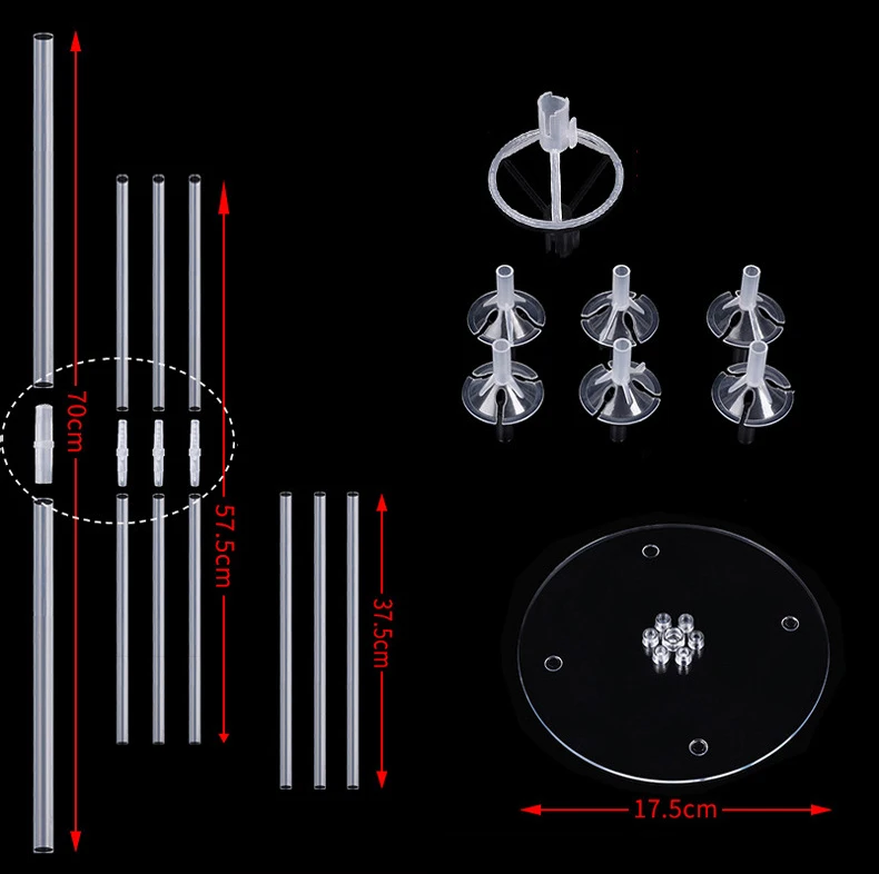 11/7/1 трубка стойка для шаров на день рождения набор воздушных шаров палка держатель свадебный декоративный шар аксессуары День рождения украшения GYH