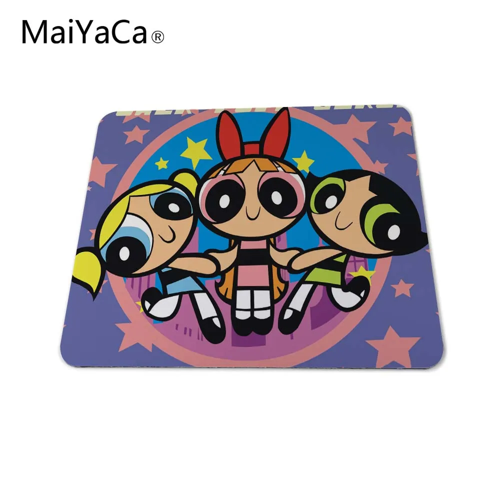 MaiYaCa индивидуальные роскошные печати красота японский Powerpuff девушки мышь коврик для оптических/трекбол мышь Прямая поставка услуги - Цвет: 20x25cm