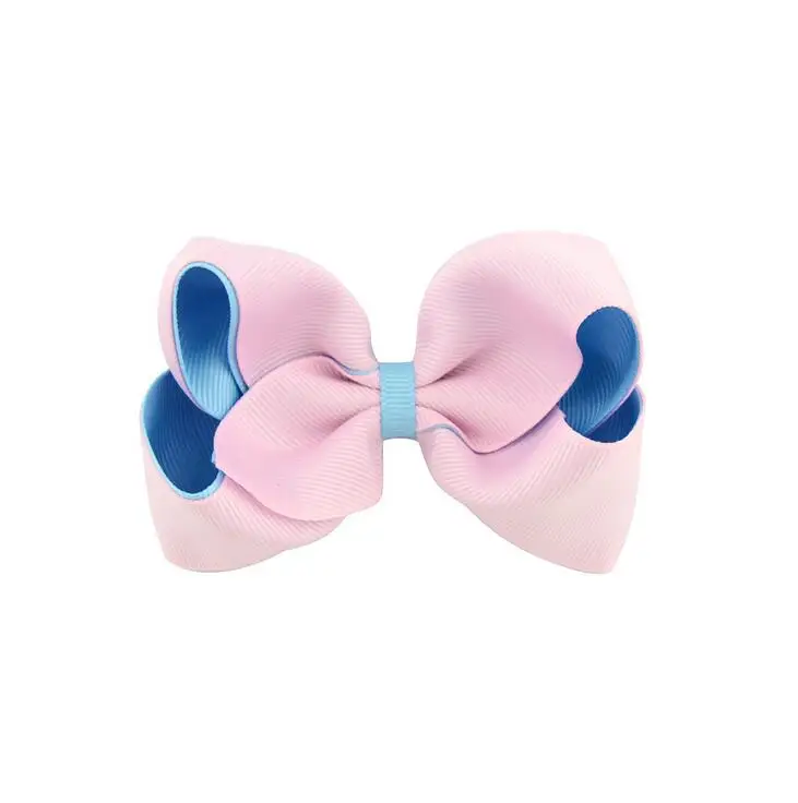 two tone twisted hairbow3