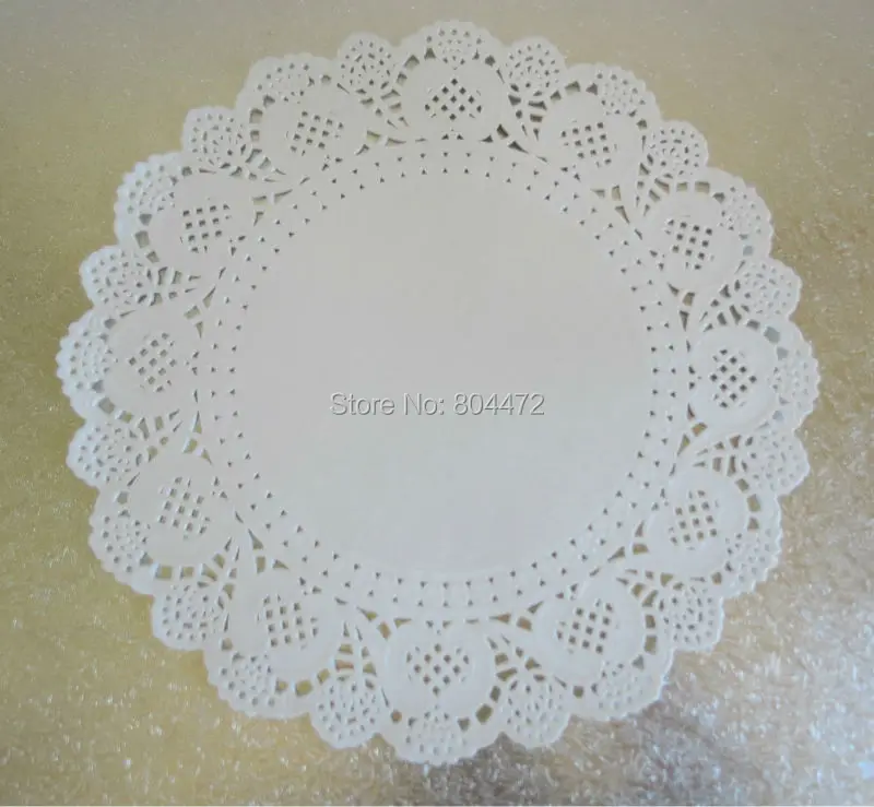 180 Pieces White Lace Paper Doilies Round Paper Doily ...