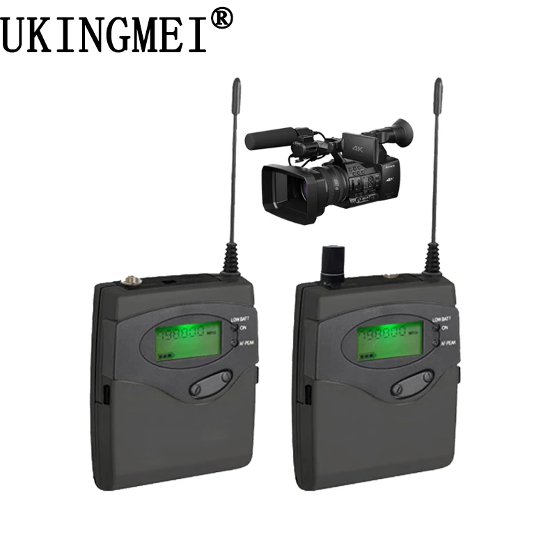DSLR Camera Wireless Lavalier Lapel Microphone System for Outdoor