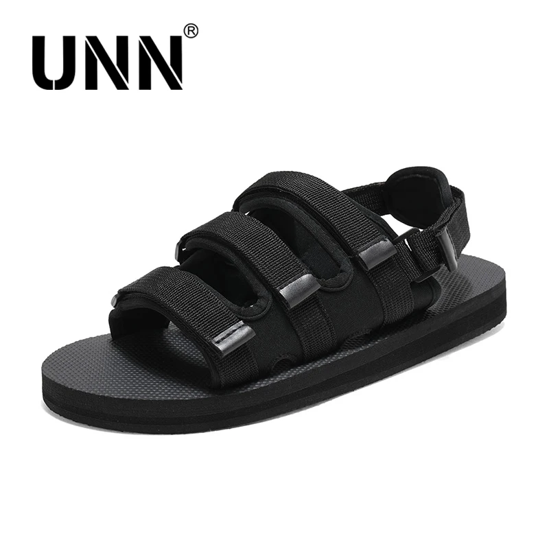 

Sandals Mens Shoes Summer Black Sandals Men White Bottom Shoes Breathable Sandals platform black men zapatos hombre Couple