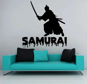 

Wall Decal Samurai Swords Japanese Vinyl Sticker Home Decor Bedroom
