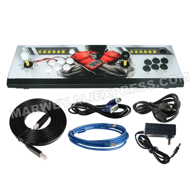 Marwey Pandora's Box 6 1300 в 1 JAMMA аркадная игра консоль USB Джойстик Аркада кнопки нулевой