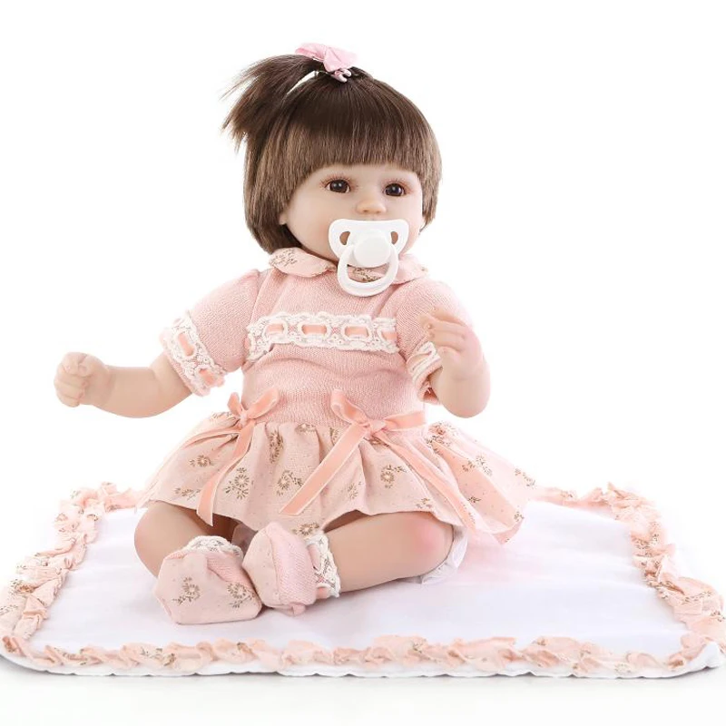 Оригинальный npk Dolls bebes reborn 40 см мягкая силиконовая кукла Новорожденный ребенок