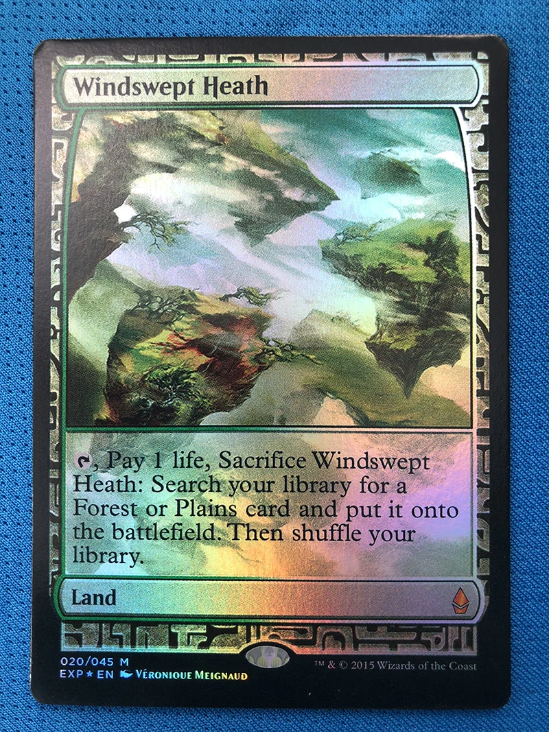 Windswept хит Zendikar Expeditions foil magician ProxyKing 8,0 VIP прокси-карты для сбора каждой карты mg