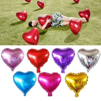 

5pcs/lot 18inch Romantic Heart Wedding Decoration Party Birthday supplies Children Toy Gifts Inflatable Helium Baloon