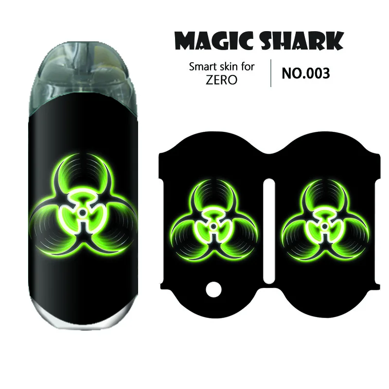 

Magic Shark Virus Heart Warcraft Case Cover Sticker For Zero Film For Zero Case Cover E Cigarette Accessories