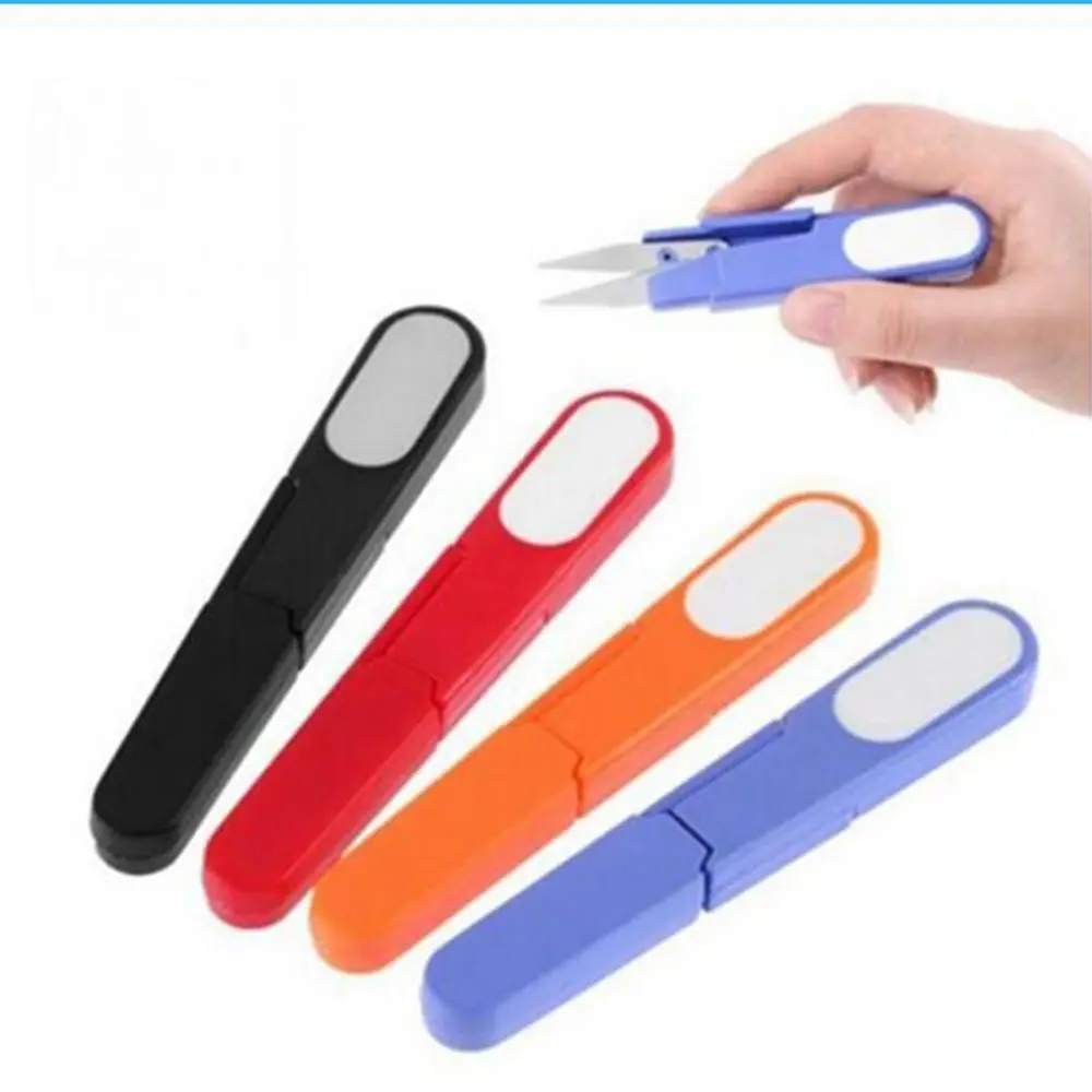 

WE Metal Blade Plastic Handle Fishing Pliers Scissors Fly Line Cutter WP