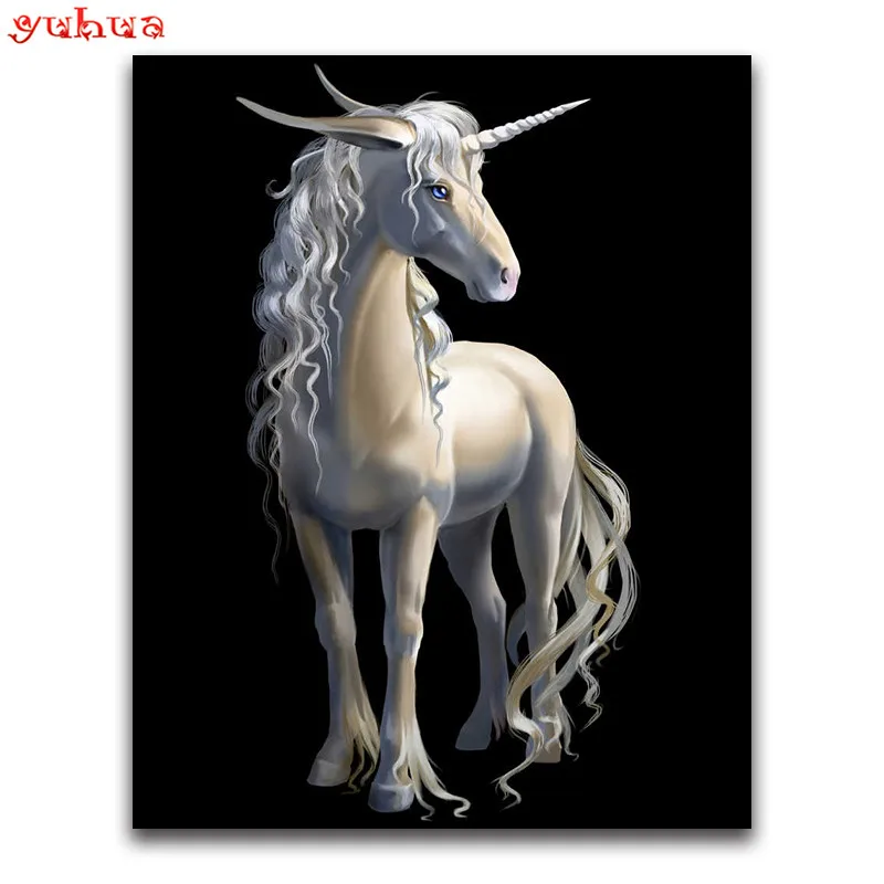 5D DIY Diamond embroidery dierlijk Unicorn Full Square Diamond painting Cross stitch Animal Horse Round Diamond mosaic colorful_