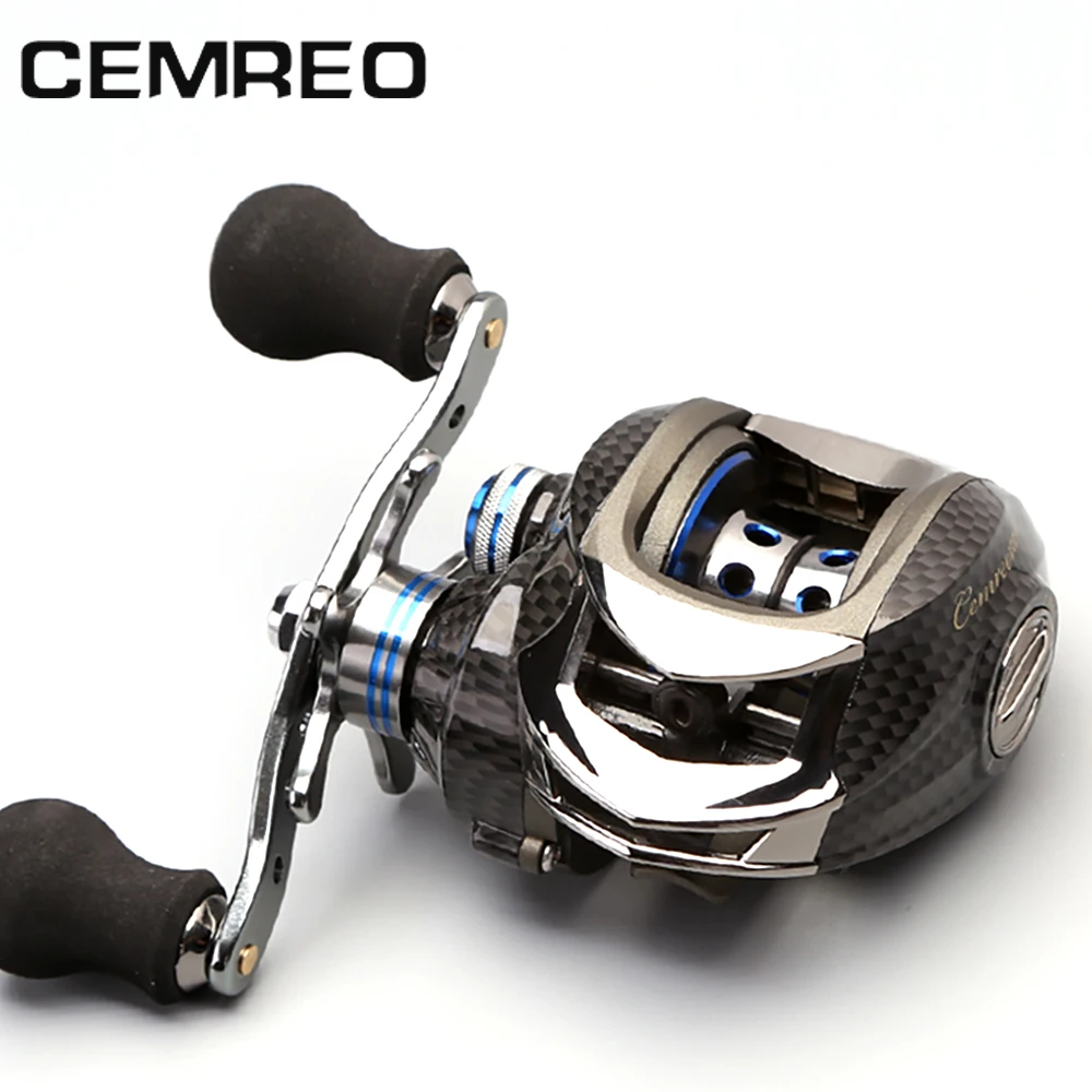 

Cemreo 8kg baitcasting fishing reels Double Brake System Coil Max Slide High speed fishing spool reel