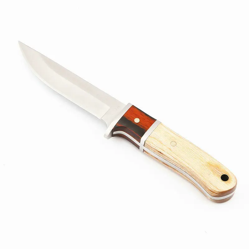 handmade wood handle outdoor camping hunting survival rescue post edc tools  (5)