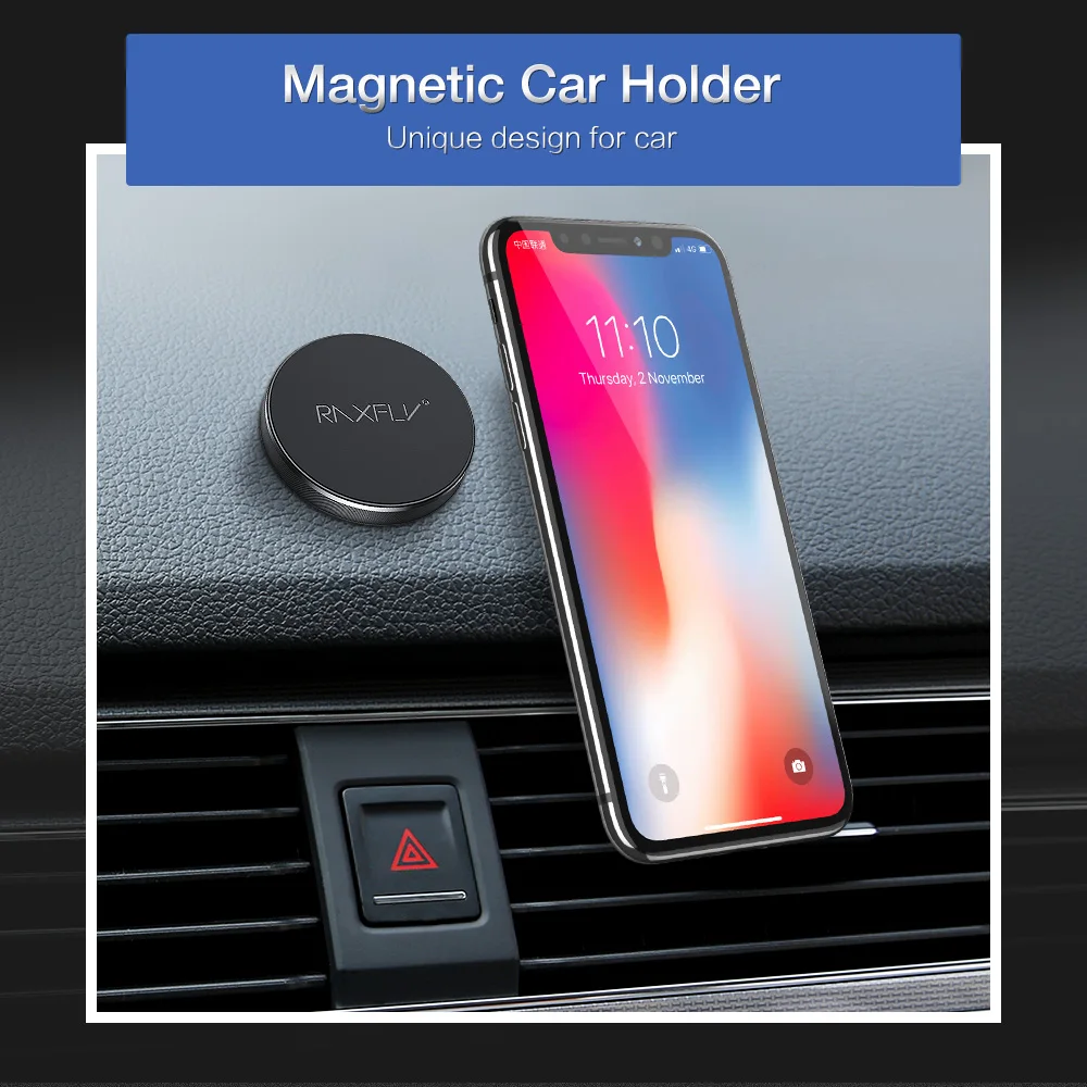 RAXFLY Magnetischer Halter Für Telefon in Auto Magnet Wand Halter Ständer Unterstützung Für iPhone
