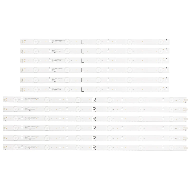 one set Brand New 12pcs LED strips LC-50LB370U 500TT66 500TT65 V1