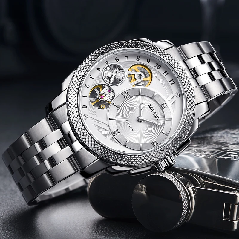 

2018 Luxury Brand Stainless Steel Men Watches Quartz Sport Army Military Clock Men Watches Automatic Mechanical Watch