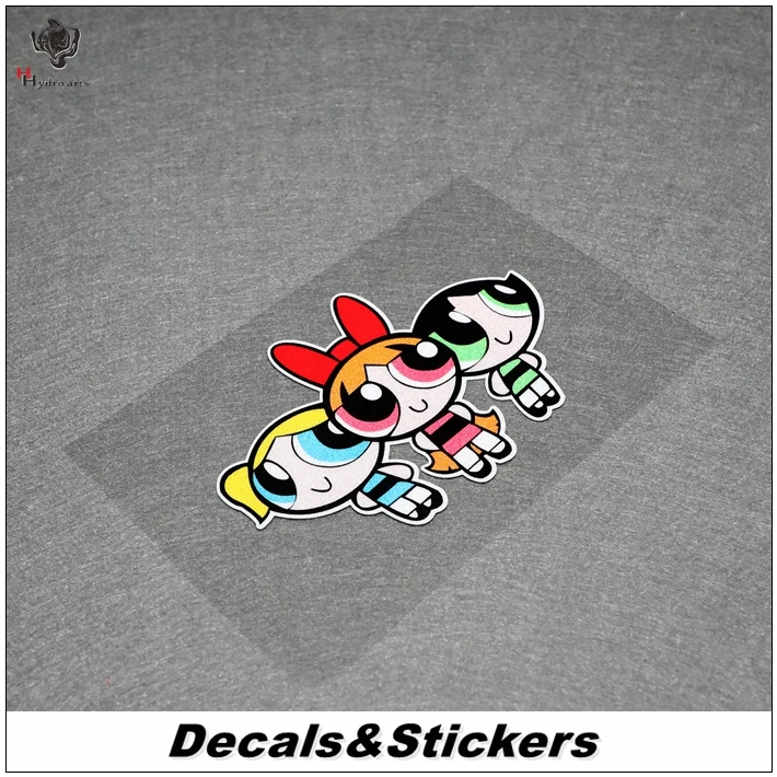 

NO.L184 The Powerpuff Girls Cartoon cute 3M Reflective Modified Stickers Car Glass Waterproof Decals Racing Motorcycle