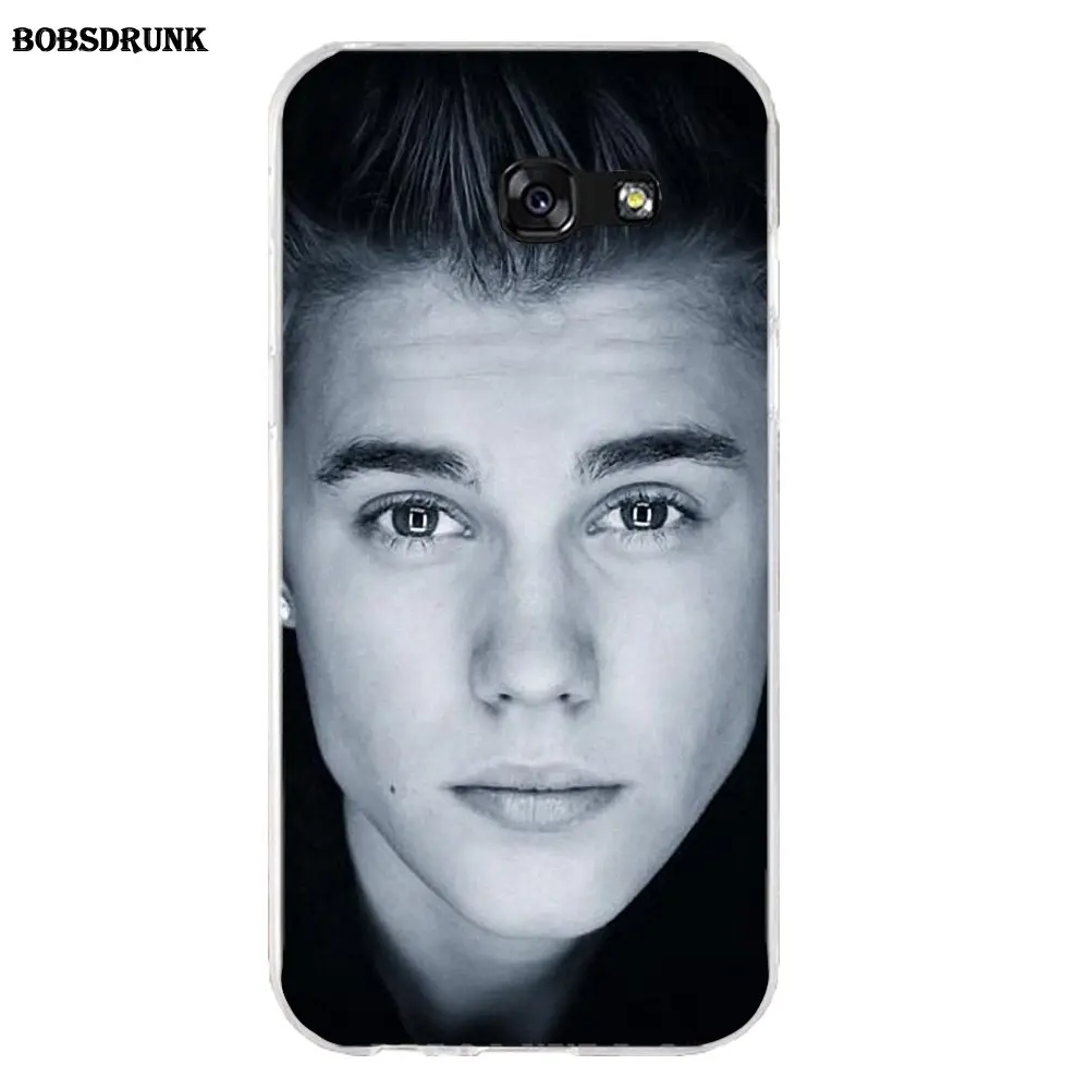 EJGROUP For Samsung Galaxy A3 A5 A7 J1 J2 J3 J5 J7 2015 2016 2017 Soft Cover Handsome Justin Bieber