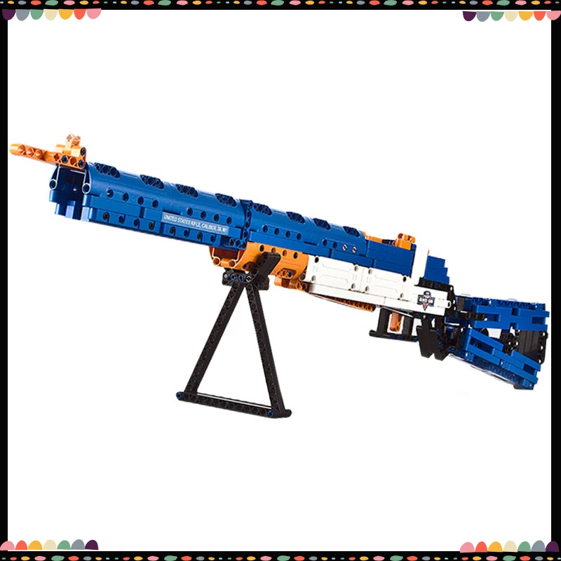 

Military Series Technology Bricks Legoing Building Blocks High Simulation M1 Action Shotguns GunsToys For Kids Children Gifts