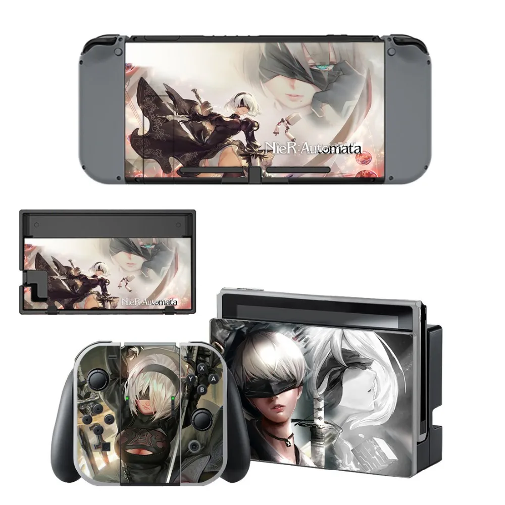 Nier Automata Skin Sticker For Nintendo Switch Console And Controller Consoleskins Co