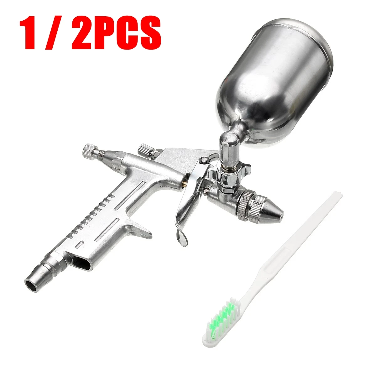 

Spray Gun Sprayer Air Brush Alloy Painting Paint Tool 150ml Gravity Feeding Airbrush Penumatic Furniture For Painting Cars