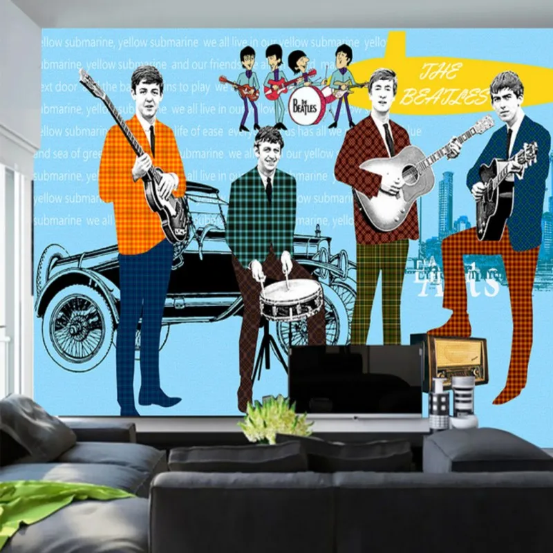 

wallpaper 3d Popular Musical Instruments photo wallpaper Living room studio decoration background wall mural