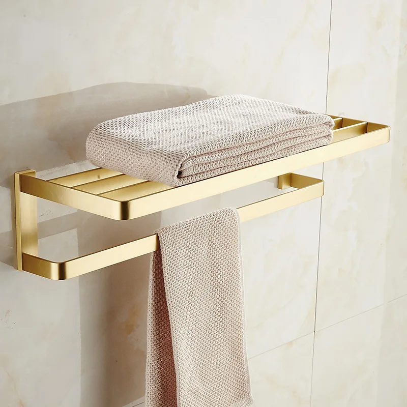 MTTUZK цельнометаллическая латунь матовая Золотая фурнитура для ванной набор бумажный держатель полотенец крючок для халата полотенце бар позолоченные аксессуары для ванной
