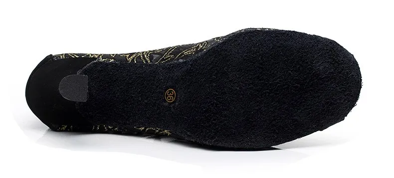 DILEECHI/Новое поступление; брендовые черные женские туфли для латинских танцев с кружевным плетением ботинки на высоком каблуке 7,5 см с регулируемой шириной узкие AA