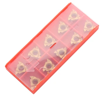 

10pcs 16IR AG60 Inserts Internal Thread Turning Tool Lathe Tools Thread Insert for SNR0013M16 Holder Machining Steel Cast Iron