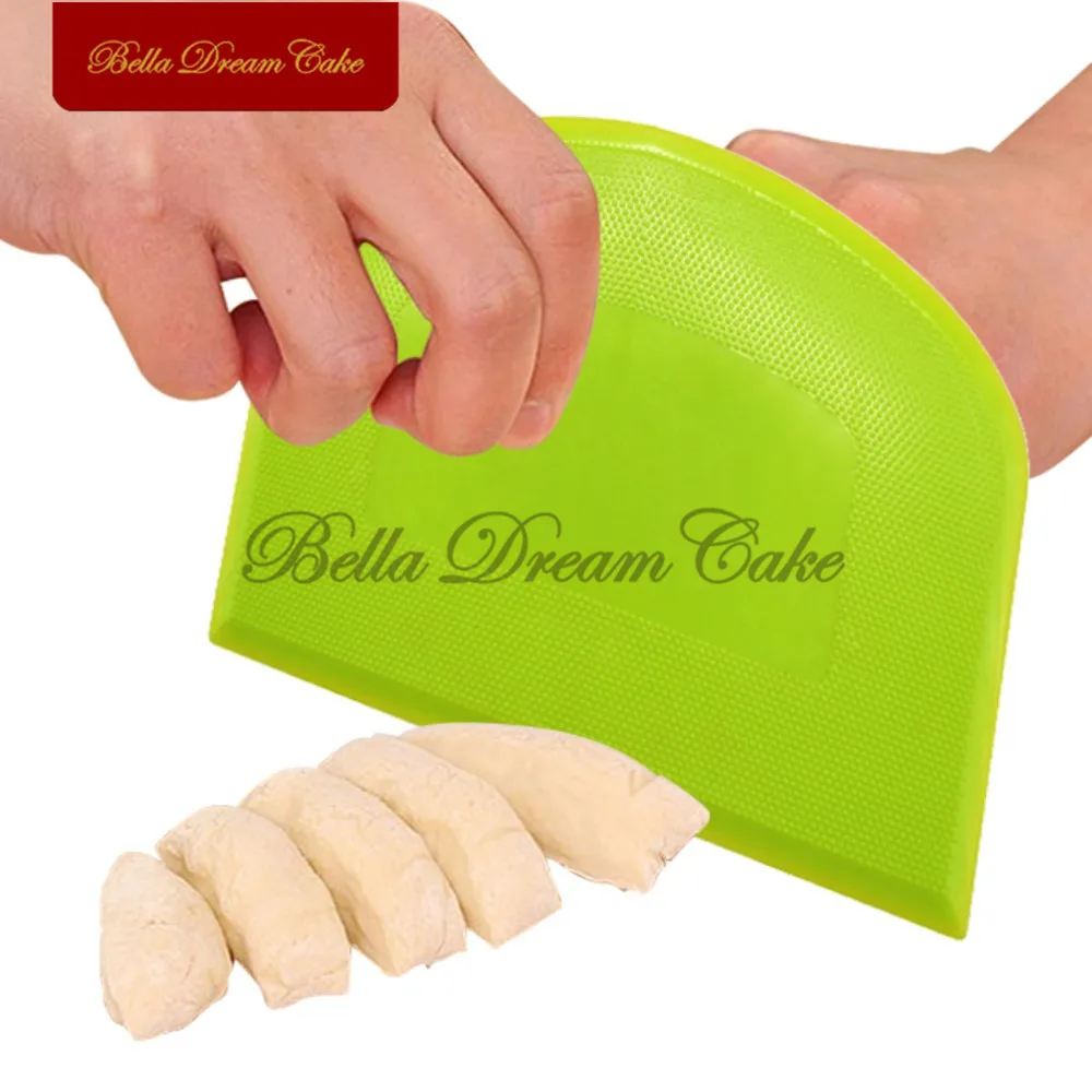 Plastic Dough Pizza Knife Fondant Scraper Cake Spatula Baking Pastry