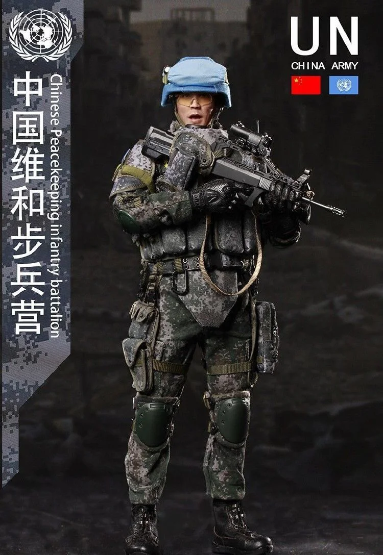 1/6 FLAGSET FS-73016 Soldier Chinese Peacekeeping Infantry Battalion Figure Toys 1/6 FLAGSET FS-73016 Soldier Chinese Peacekeeping Infantry Battalion Figure Toys
