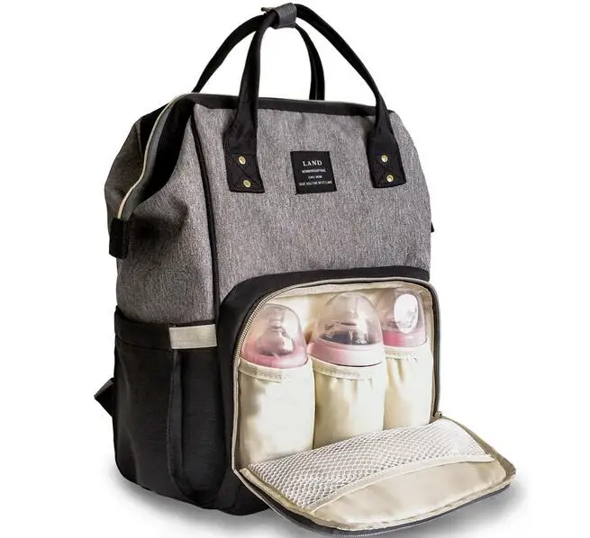 

Landuo big capacity baby care diaper bag fashion Diaper Bags waterproof mother maternity bag backpack baby napy stuff organizer