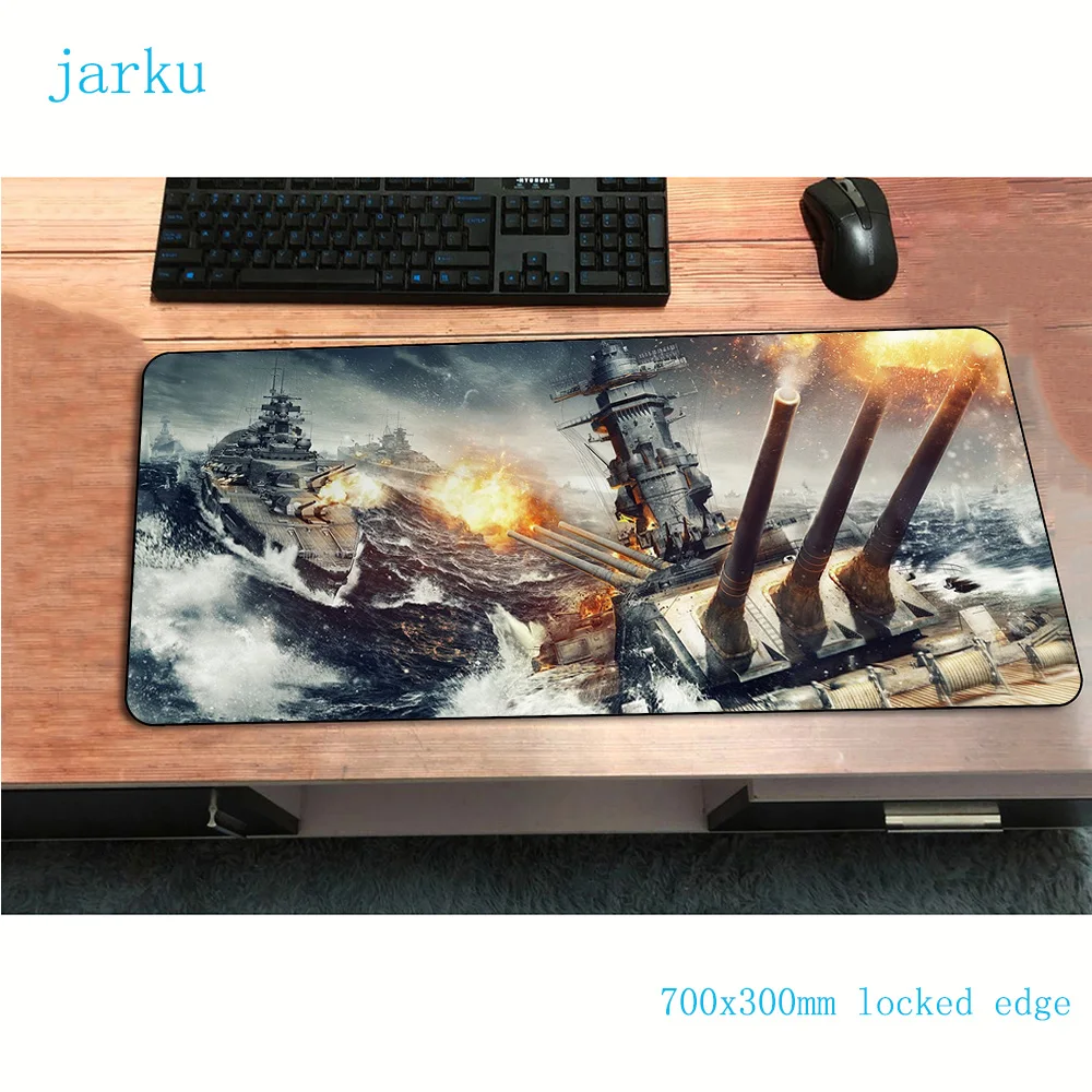 Игровой коврик для мыши world of warship 700x300x3 мм|Коврики мышей| |