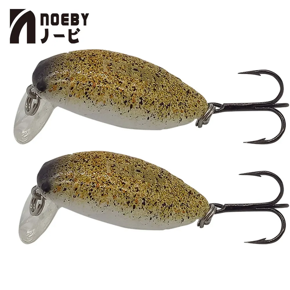 NOEBY Trout Fishing Lure Bass Pike Floating Walleye Bait Plastic Wobbler Hard Swimbaits Artificial 2.8cm/2g | Спорт и развлечения